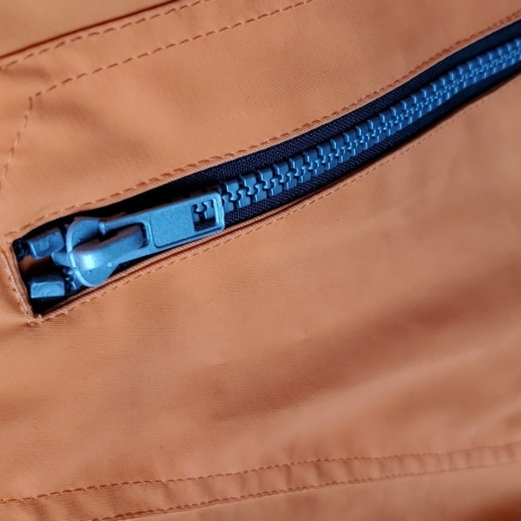 Harley Davidson orange rain slicker  jacket size 10 kids - Picture 8 of 11